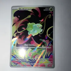 Pokemon Bulbasaur 133/132 Me01: Mega Evolution Illustration Rare Full Art Holo - Image 1