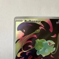 Pokemon Bulbasaur 133/132 Me01: Mega Evolution Illustration Rare Full Art Holo - Image 5