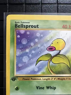 Pokemon TCG WOTC Jungle 1st Edition Bellsprout 49/64 Common LP - Image 5