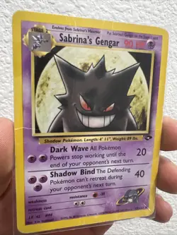Sabrina's Gengar 29/132 Gym Challenge Unlimited Pokemon TCG Non-Holo Rare - Image 1
