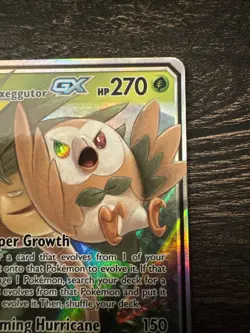 Pokemon Rowlet & Alolan Exeggutor GX 1/236 SM Unified Minds Ultra Rare Holo - Image 3