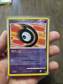 Unown [D] 68/130 Pokemon Diamond and Pearl Reverse Holo - Image 1