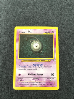 Pokemon TCG Unown [Z] 60/105 Neo Destiny Regular NM - Image 1