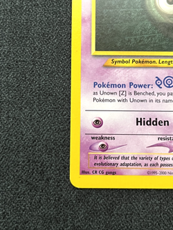 Pokemon TCG Unown [Z] 60/105 Neo Destiny Regular NM - Image 2