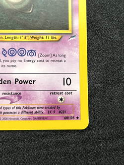 Pokemon TCG Unown [Z] 60/105 Neo Destiny Regular NM - Image 5