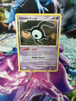 Unown E 65/123 Pokemon Mysterious Treasures Non Holo - Image 1