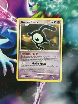 Unown E 65/123 Pokemon Mysterious Treasures Non Holo - Image 3