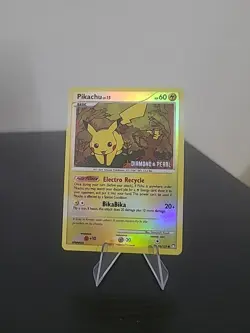Pokemon Pikachu 94/123 Diamond and Pearl Burger King Stamped Reverse Holo - Image 1