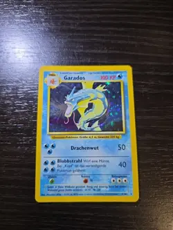 German Pokemon TCG Garados Gyarados 6/102 Base Set Holo Rare LP - Image 1