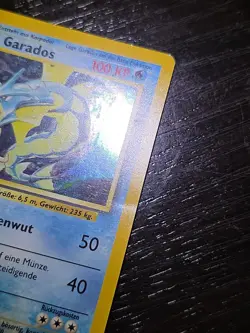 German Pokemon TCG Garados Gyarados 6/102 Base Set Holo Rare LP - Image 5