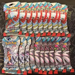 Pokemon Paradox Rift Sleeved Booster Packs Sealed Lot of 20 - Image 1