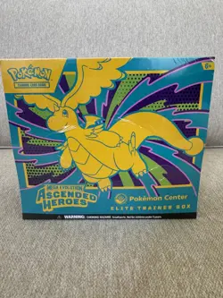 Ascended Heroes Pokemon Center Exclusive Elite Trainer Box (ETB) TORN SEAL NEW - Image 1
