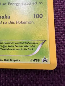 Pokemon TCG Black & White Genesect BW99 Black Star Promo HOLO LP - Image 4