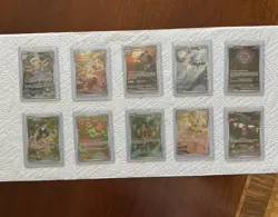 Pokemon TCG Illustration Rare 10 Card Lot Pack Fresh Variety Sets No Duplicates - Image 1