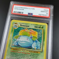 PSA 10 Venusaur 003/034 Classic Collection English Holo Graded Pokemon Card - Image 2