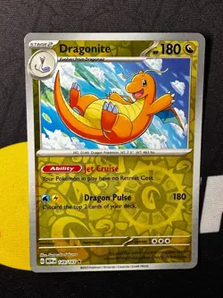Dragonite - 149/165 - Pokemon 151 Reverse Holo Rare Card NM - Image 1