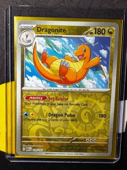 Dragonite - 149/165 - Pokemon 151 Reverse Holo Rare Card NM - Image 3