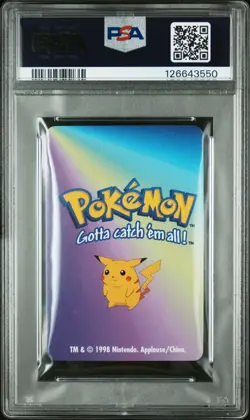 1998 KFC POKEMON CARD GAME 95 ONIX PSA 9 - Image 2