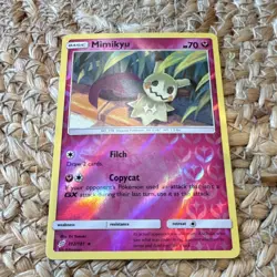 Pokemon Mimikyu Sm-Team Up 112/181 Reverse Holo Rare Basic Card 2019 HP70 - Image 1