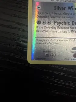 Pokemon Lugia 14/132 Secret Wonders Reverse Holo Rare Basic 90 HP Card - Image 3
