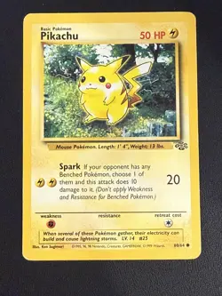 Pokemon Pikachu TCG 60/64 And Others Jungle Card Bundle - Image 3