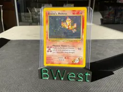 Blaines Moltres LP Gym Heroes 001/132 Holo WOTC Rare Pokemon Card - Image 1