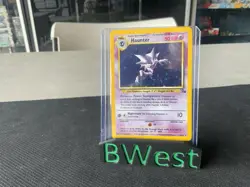 Haunter Fossil Set 6/62 Holo Rare 1999 Pokemon Card LP - Image 1