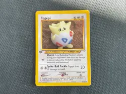 Togepi LP 1st Edition Neo Destiny Non Holo WOTC Pokemon Card Vintage - Image 2