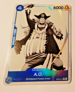 One Piece English Card Holo Game Carte Promo A.O ST22-014 ALT Mint - Image 1