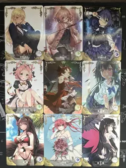 9 Sexy Anime Waifu Cards bulk - Image 1