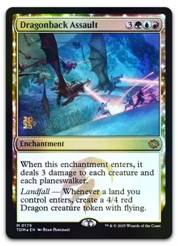 Dragonback Assault #179 (Foil) (LP) Prerelease Cards PRE Magic MTG - Image 1