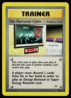 Pokemon Card - No Removal Gym Gym Heroes 103/132 Rare - Image 1