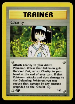 Pokemon Card - Charity 1st Edition Gym Heroes 99/132 Rare - Image 1