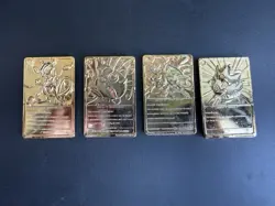 1999 Pokemon Metal Cards Gold Burger King Nintendo - Image 2