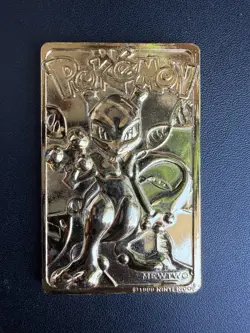 1999 Pokemon Metal Cards Gold Burger King Nintendo - Image 3