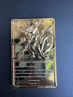 1999 Pokemon Metal Cards Gold Burger King Nintendo - Image 4