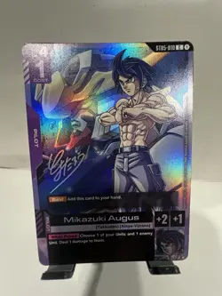 Mikazuki Augus Alternate Art Foil Promo - ST05-010 NM - Gundam TCG Card Game - Image 1