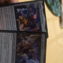 Magic: The Gathering Card Lot - Krang Utrom Warlord & Super Shredder 2 Cards - Image 1