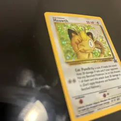 Pokemon TCG Meowth Holo Black Star Promos Card Game Boy - Image 3