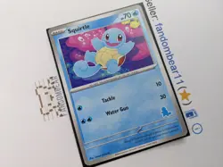 2023 Squirtle MY FIRST BATTLE Squirtle STAMP PROMO card Pokemon TCG LP - Image 4