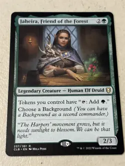 mtg Jaheira Friend of the Forest, Baldur's Gate, slight play - Image 1