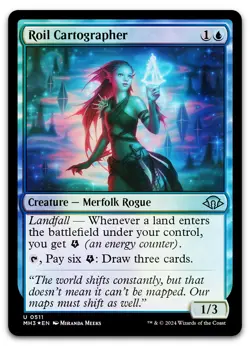 Roil Cartographer (Ripple Foil) #511 (LP) Modern Horizons 3 MH3 Magic MTG - Image 1