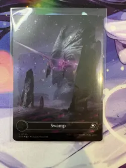 Swamp (0369) (Borderless) (Galaxy Foil) 369 L Edge of Eternities NM MTG - Image 1