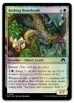 Basking Broodscale #145 (Foil) (LP) Modern Horizons 3 MH3 Magic MTG - Image 1