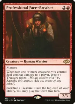 NM Professional Face-Breaker, MTG, Jumpstart 2022, Magic the Gathering, 581 - Image 1