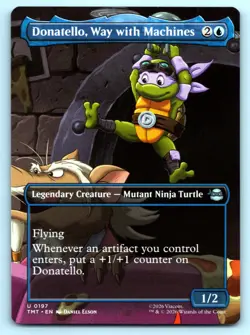 MTG Donatello Way with Machines Borderless Normal U Teenage Mutant Ninja Turtles - Image 1