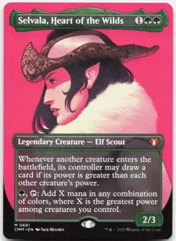 Selvala, Heart of the Wilds (Borderless) *Regular* CMM 681 NM - Image 1