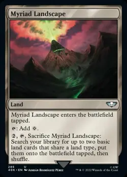 x4 Myriad Landscape U MTG Commander: Universes Beyond: Warhammer 40,000 M/NM, En - Image 1