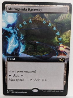 Muraganda Raceway (0396) Extended Art, Aetherdrift Land, Magic MtG, Regular NM! - Image 1