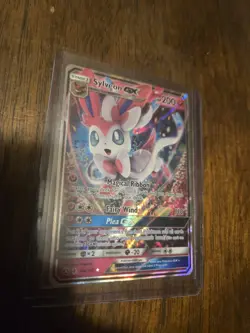 Pokemon Sylveon GX Alternate Art Promo Card 92a/145 Eeveelution Ultra Rare Holo - Image 1